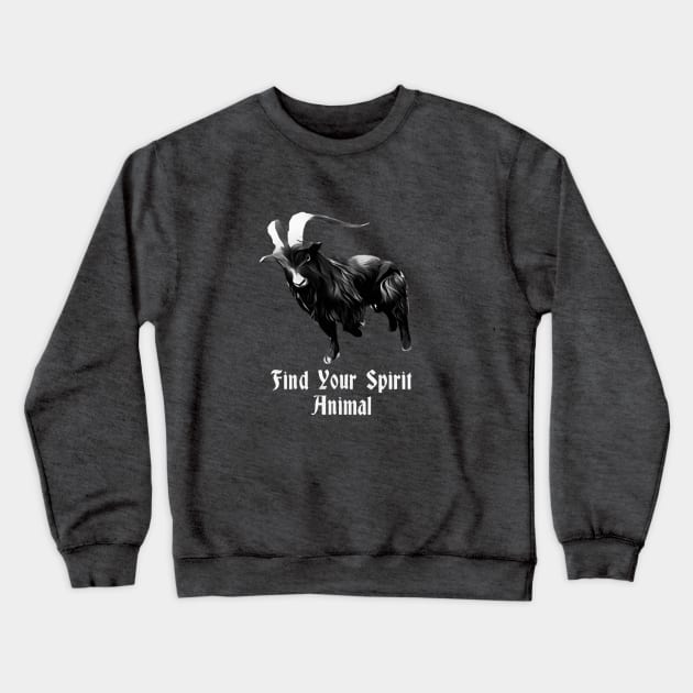 Find Your Spirit Animal Crewneck Sweatshirt by t-shirts for people who wear t-shirts